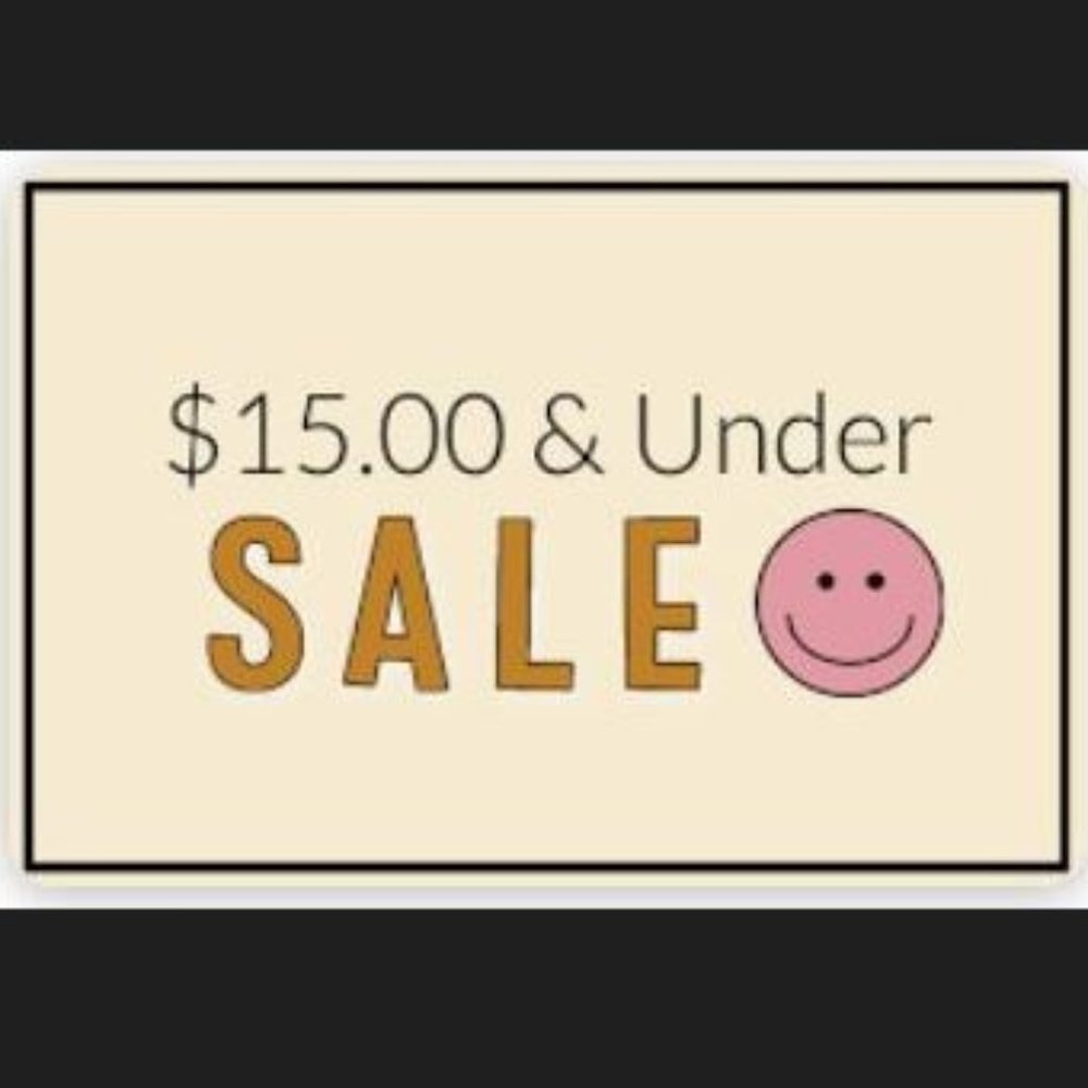 100 Items marked down: $15 or less